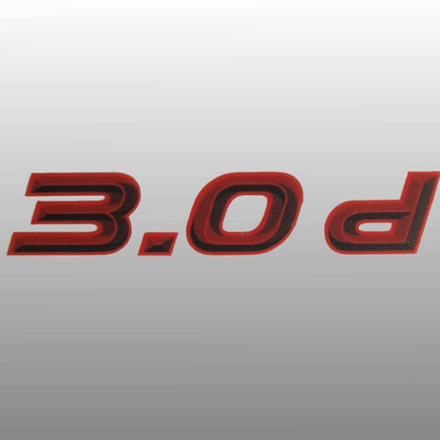 AC Schnitzer type designation emblem film for all BMW + MINI