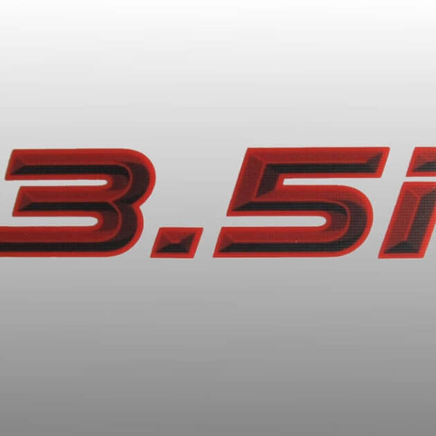 AC Schnitzer type designation emblem film for all BMW + MINI