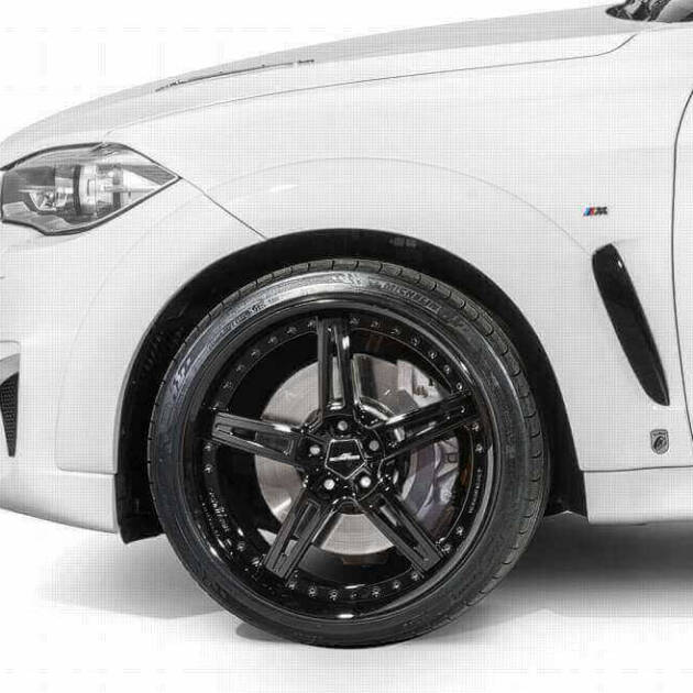 AC Schnitzer 23" wheel & tyre set AC1 multipiece black Continental for BMW X6M F86