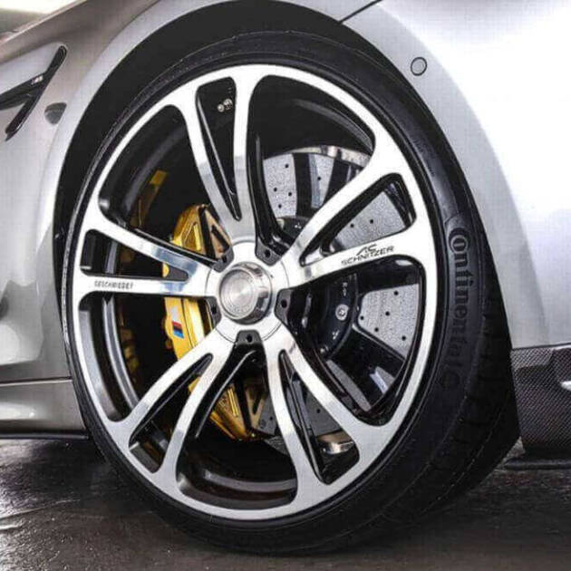 AC Schnitzer 21" wheel & tyre set AC3 Evo forged silver-anthracite Michelin for BMW M5 F90 sedan