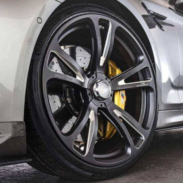 AC Schnitzer 21" wheel & tyre set AC3 Evo forged anthracite-silver Michelin for BMW M5 F90 sedan