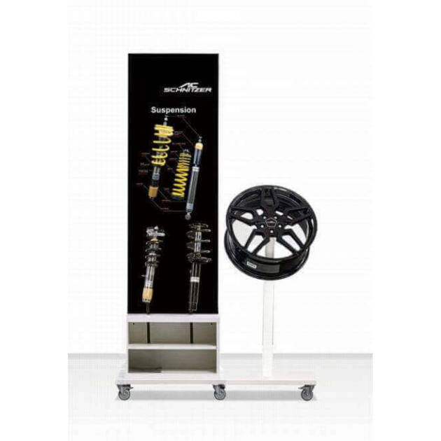 AC Schnitzer display "Suspension and Wheels"