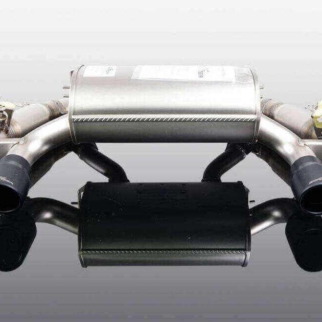 AC Schnitzer silencer with black tailpipes sport for BMW F87 M2