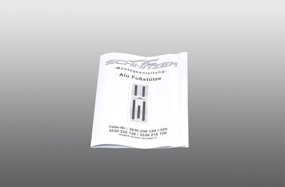 AC Schnitzer aluminium footrest for left hand drive BMW 3 series G20/G21 - Bilde 4