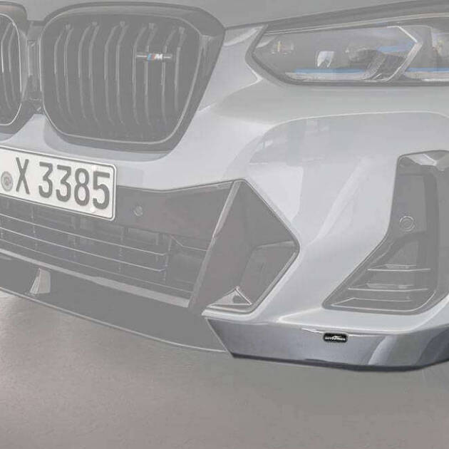 AC Schnitzer front spoiler elements for BMW X3 G01 with M aerodynamic package