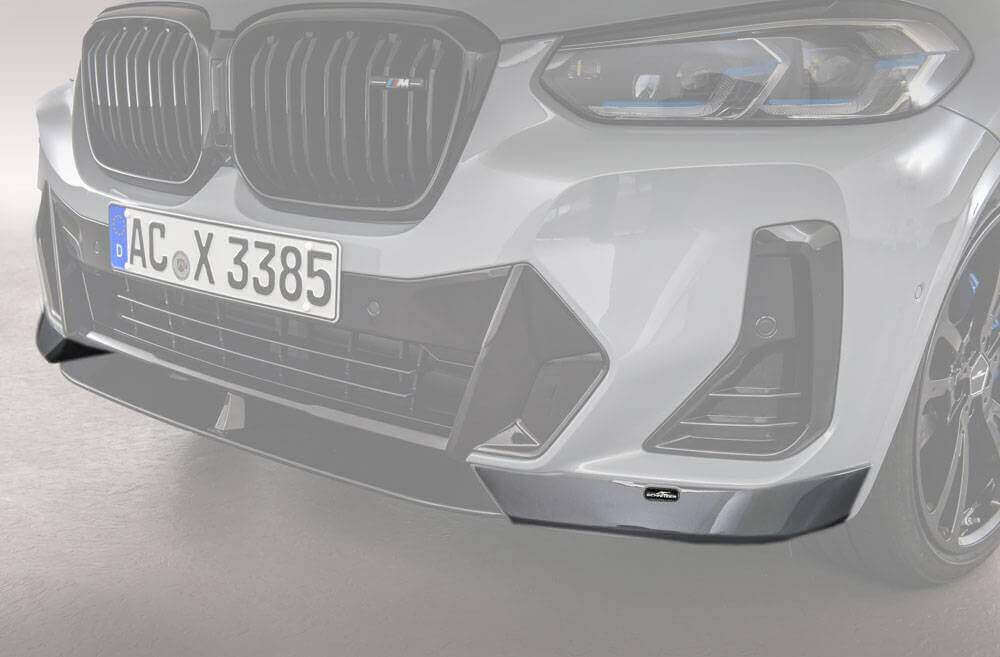AC Schnitzer front spoiler elements for BMW X3 G01 with M aerodynamic package