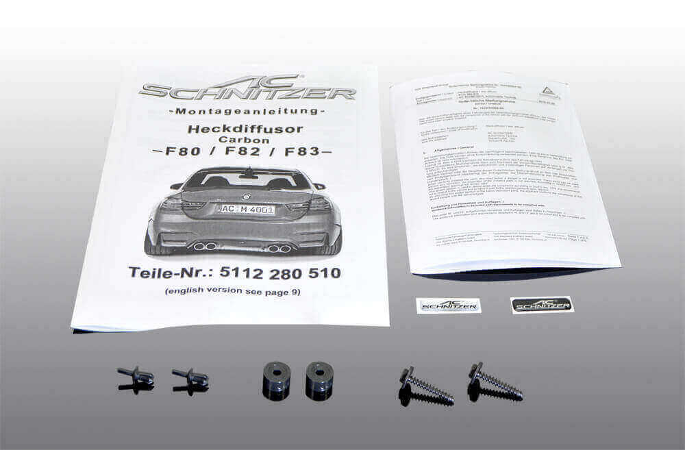 AC Schnitzer carbon rear diffusor for BMW M4 F82/F83 - Bilde 5