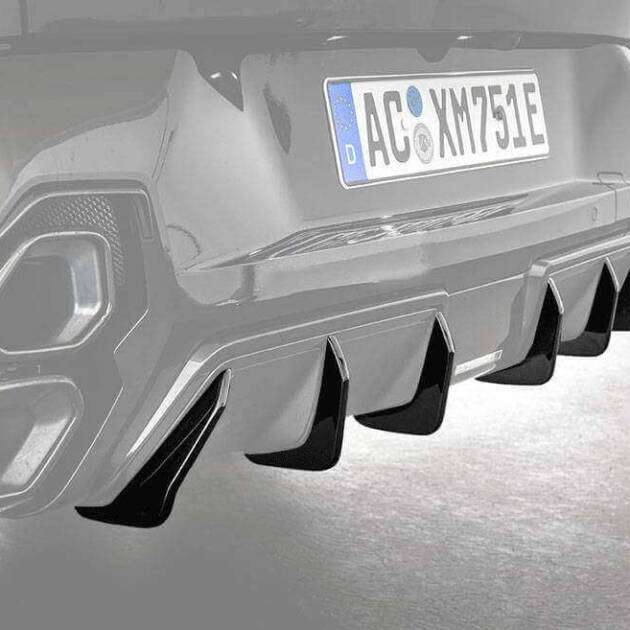 AC Schnitzer fins for rear diffuser for BMW XM G09