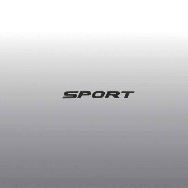 AC Schnitzer type designation emblem glossy black for BMW, MINI