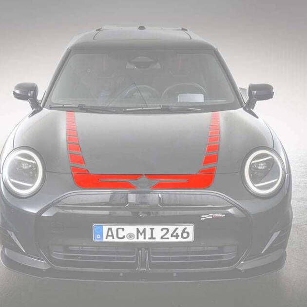 AC Schnitzer decal set hood red for MINI F65