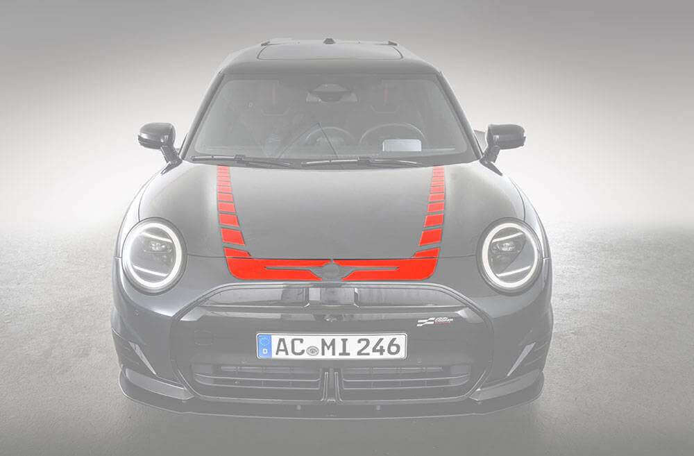 AC Schnitzer decal set hood red for MINI F65
