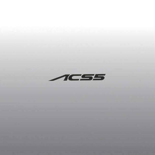 AC Schnitzer type designation emblem glossy black for BMW, MINI