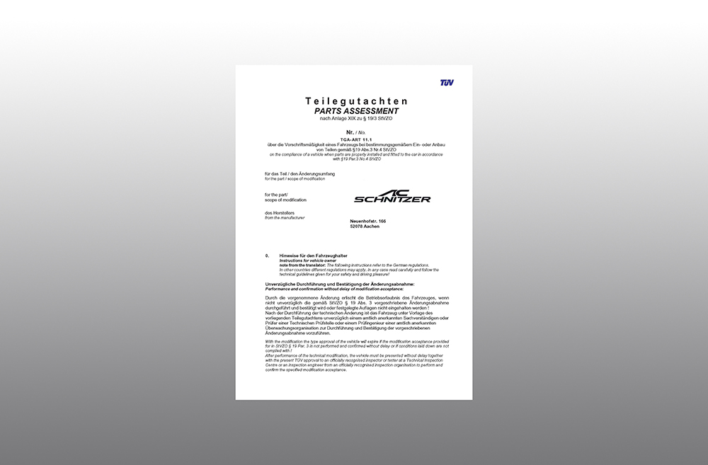 AC Schnitzer Gurney Flap for Racing carbon rear wing for Toyota GR Supra - Bilde 3