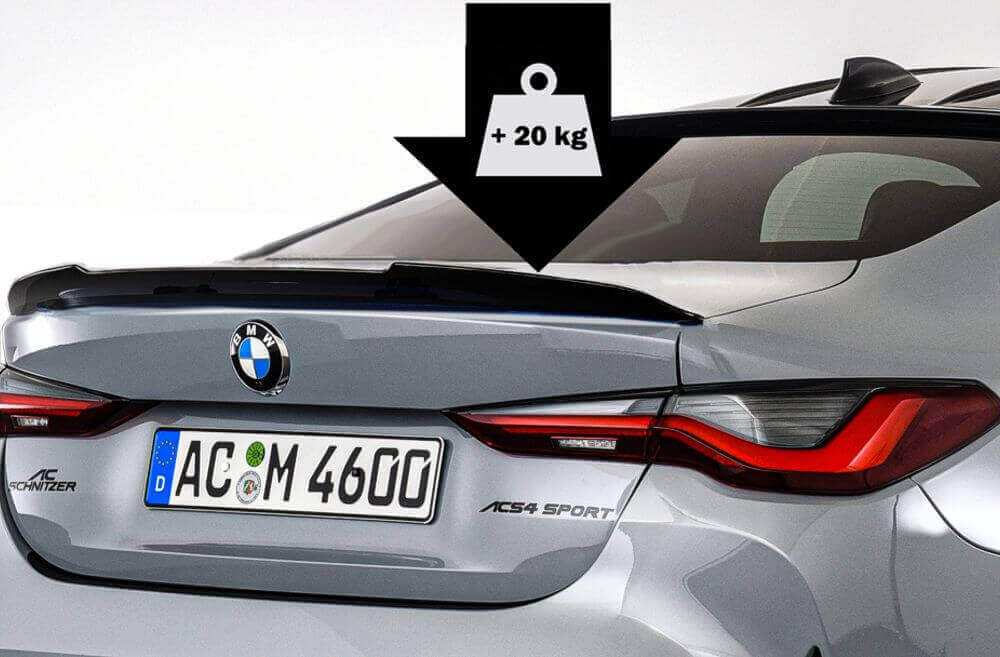 AC Schnitzer carbon rear spoiler for BMW 4 series G22 Coupé - Bilde 3