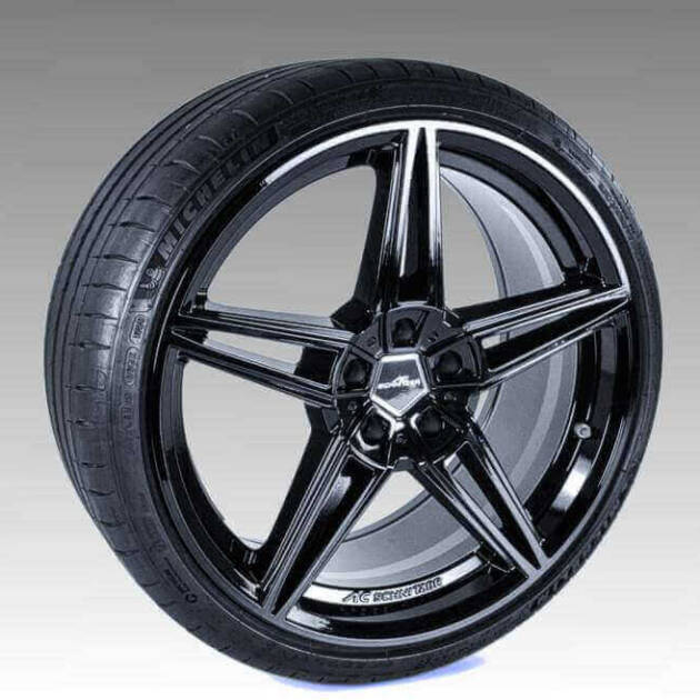 AC Schnitzer 19" Wheel Set AC1 Black Hankook for BMW 5 Series G30/G31 Sedan and Touring
