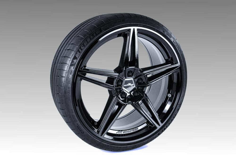 AC Schnitzer 19" wheel & tyre set AC1 black Continental for BMW 5 series G60/G61