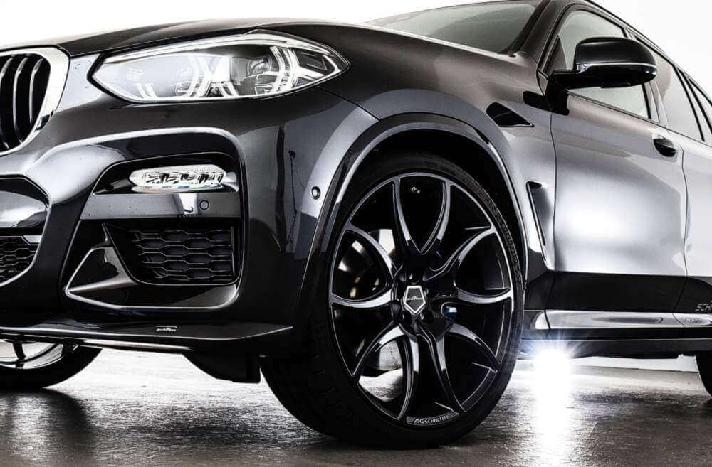 AC Schnitzer 22" wheel & tyre set AC2 black Continental for X4 G02