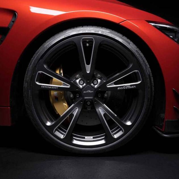 AC Schnitzer 20" wheel & tyre set AC3 forged anthracite-silver Michelin for BMW M4 F82/F83