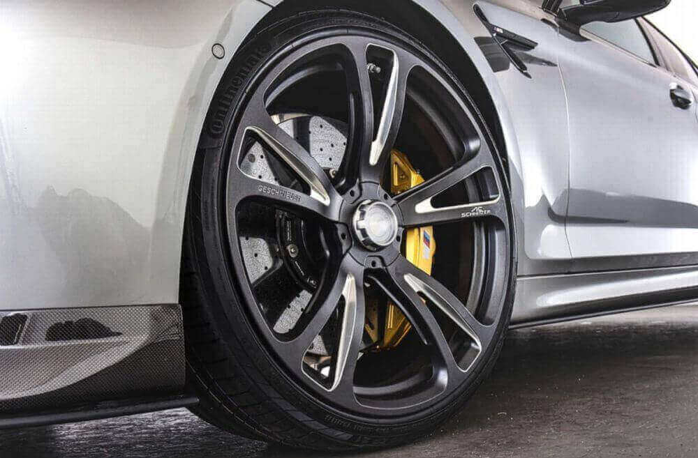 AC Schnitzer 21" wheel & tyre set AC3 Evo forged anthracite-silver Michelin for BMW M5 F90 sedan