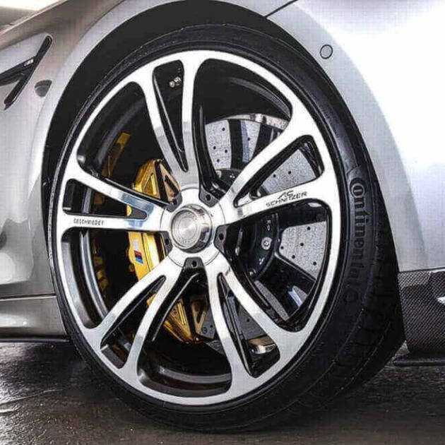 AC Schnitzer 21" wheel & tyre set AC3 Evo forged silver-anthracite Michelin for BMW M8