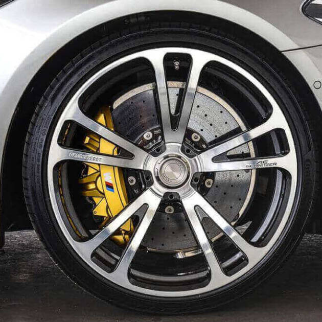 AC Schnitzer 21" wheel & tyre set AC3 Evo forged silver-anthracite Michelin for BMW M8