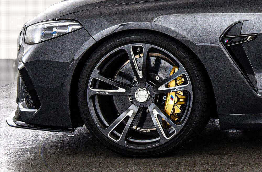 AC Schnitzer 21" wheel & tyre set AC3 Evo forged anthracite-silver Michelin for BMW M8