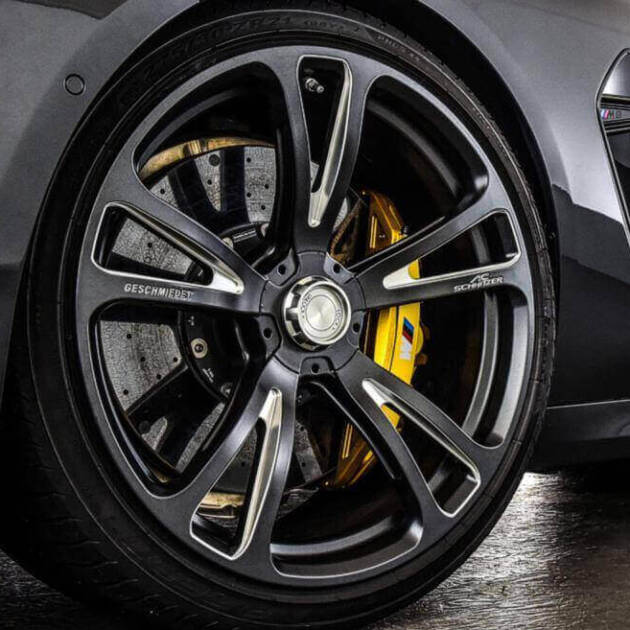 AC Schnitzer 21" wheel & tyre set AC3 Evo forged anthracite-silver Michelin for BMW M8