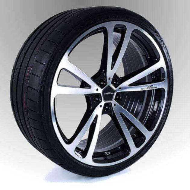 AC Schnitzer 21" wheel & tyre set AC3 FlowForming silver-anthracite Michelin for BMW X4M F98