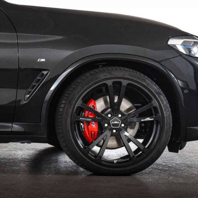 AC Schnitzer 21" wheel & tyre set AC3 FlowForming black Pirelli for BMW X4 G02