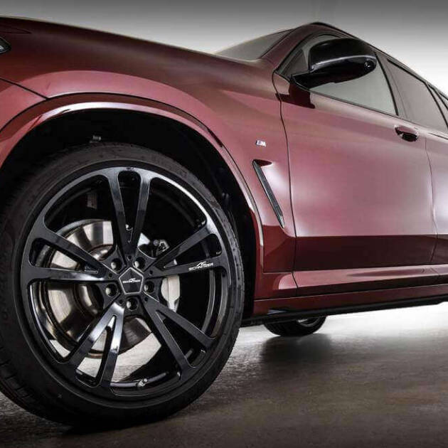 AC Schnitzer 21" wheel & tyre set AC3 FlowForming silver-anthracite Michelin for BMW iX3 G08