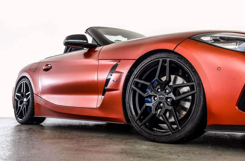 AC Schnitzer 20" wheel & tyre set AC4 Black Michelin for Toyota GR Supra