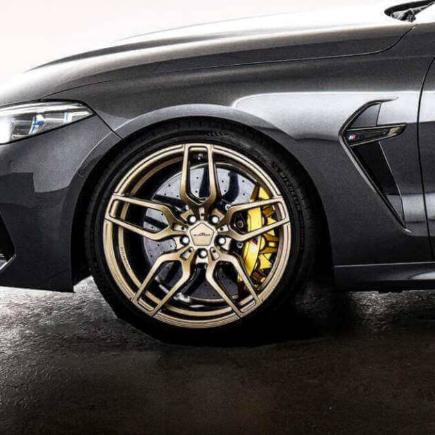 AC Schnitzer 21" wheel & tyre set AC4 forged Techgold Continental for BMW M8 F93