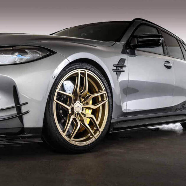 AC Schnitzer 20" wheel & tyre set AC4 forged Techgold Continental for BMW M3 G80/G81