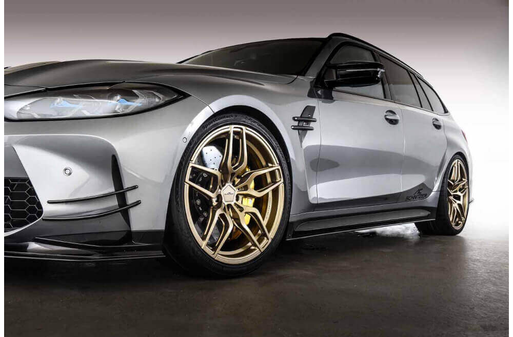 AC Schnitzer 20" wheel & tyre set AC4 forged Techgold Continental for BMW M3 G80/G81
