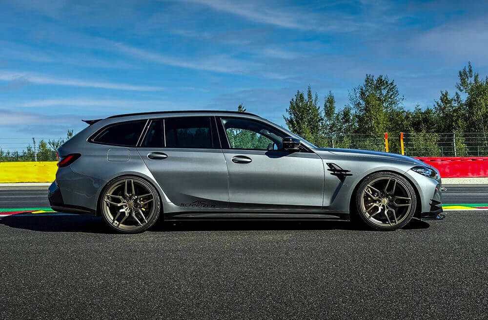 AC Schnitzer 20" wheel & tyre set AC4 forged Techgold Continental for BMW M3 G80/G81 - Bilde 3