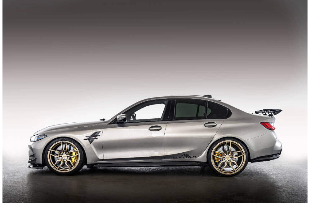 AC Schnitzer 20" wheel & tyre set AC4 forged Techgold Continental for BMW M3 G80/G81 - Bilde 2