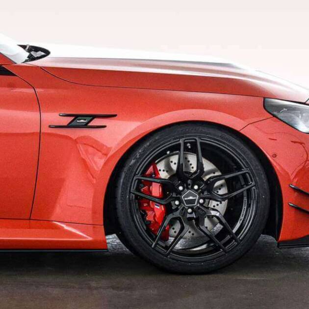 AC Schnitzer 20" wheel & tyre set AC4 forged black Continental for BMW M3 G80/G81