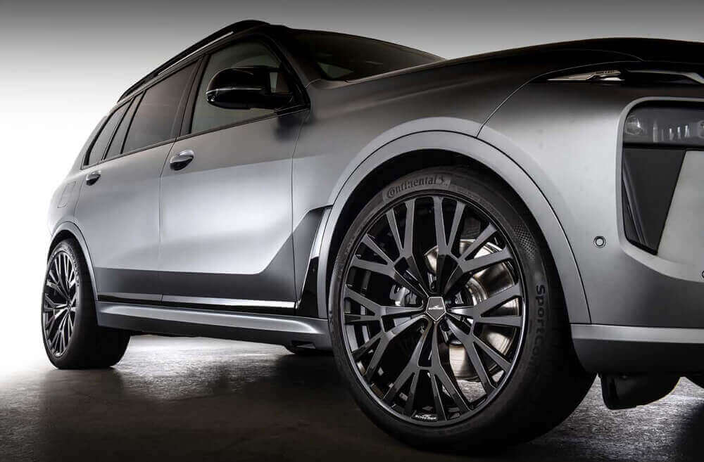 AC Schnitzer 23" wheel & tyre set AC5 Black Pirelli for BMW X7 G07