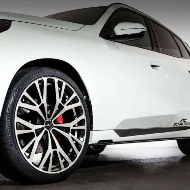AC Schnitzer 22" wheel & tyre set AC5 BiColor Continental for BMW X3 G45 with FA offset 21 / RA offset 30
