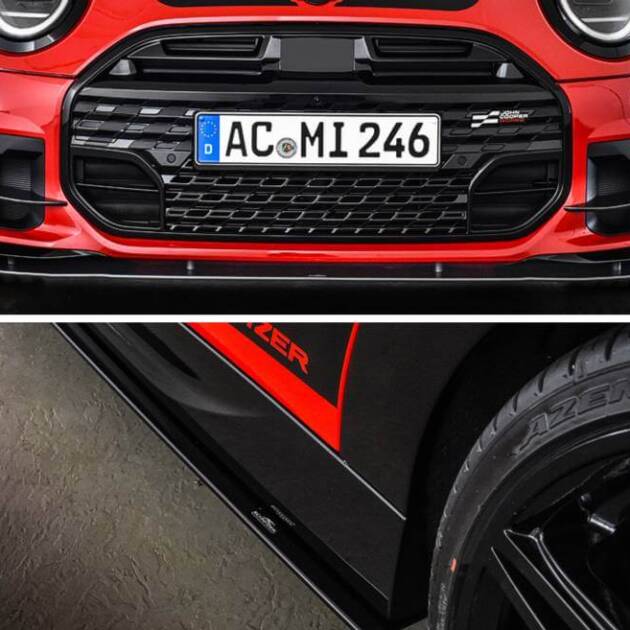 AC Schnitzer painting frontsplitter