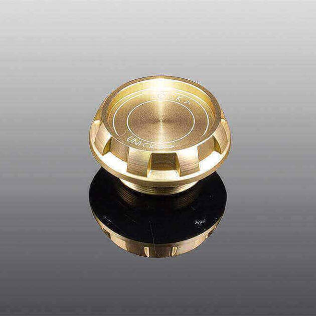 Central locking nut "gold"