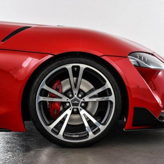 AC Schnitzer 20" wheel & tyre set AC3 forged silver-anthracite Continental for Toyota GR Supra