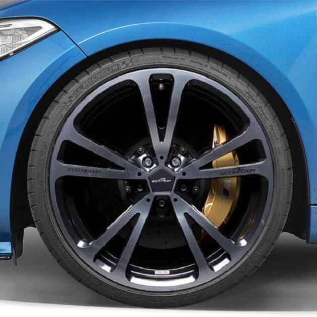 AC Schnitzer 20" wheel & tyre set AC3 forged silver-anthracite Michelin for BMW M2 F87